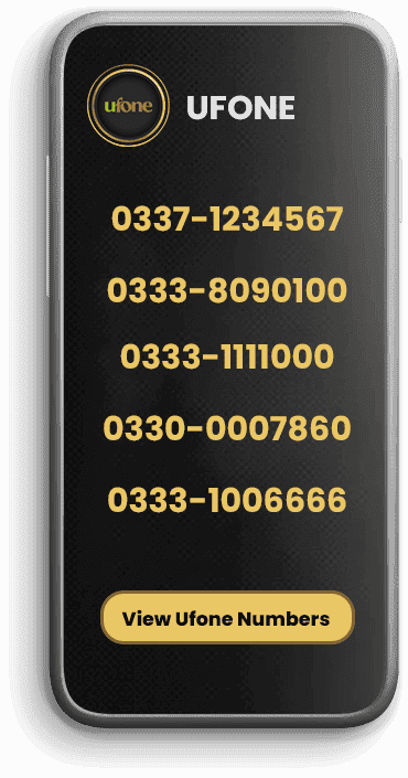 ufone golden numbers
